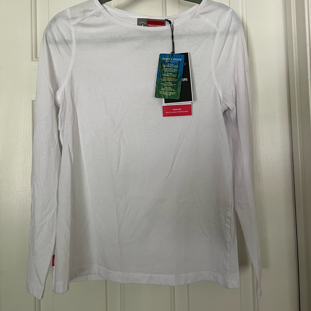 Craghoppers Insect Shield Women’s Long Sleeve Top. Size 8/M